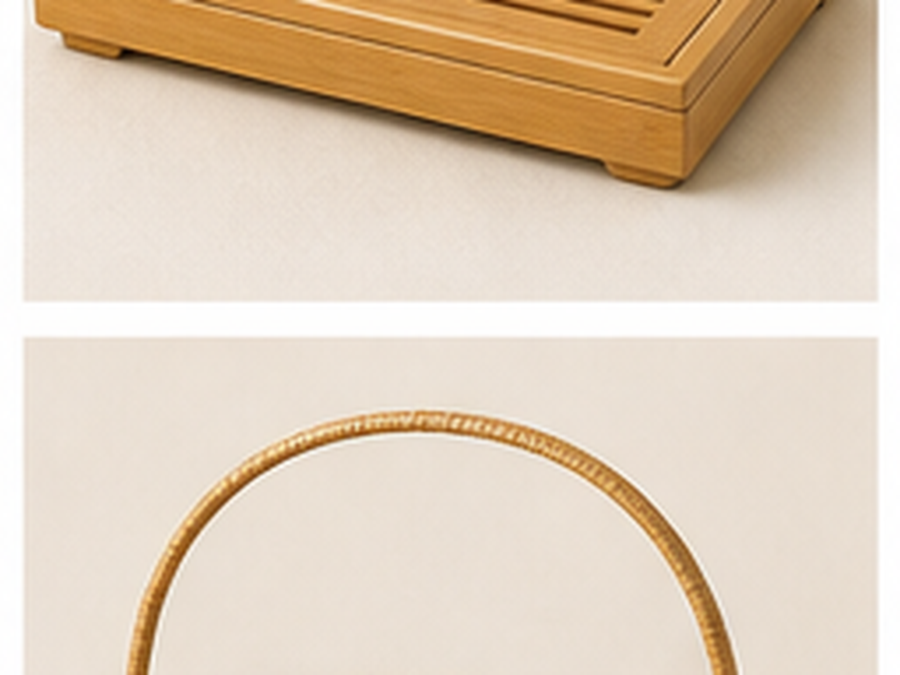 Bamboo Retail Display Basket
